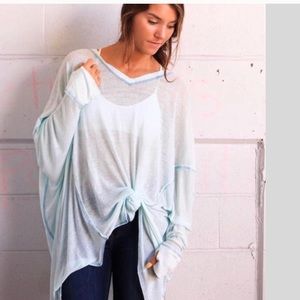 FREE PEOPLE Never Give up Pullover Top.